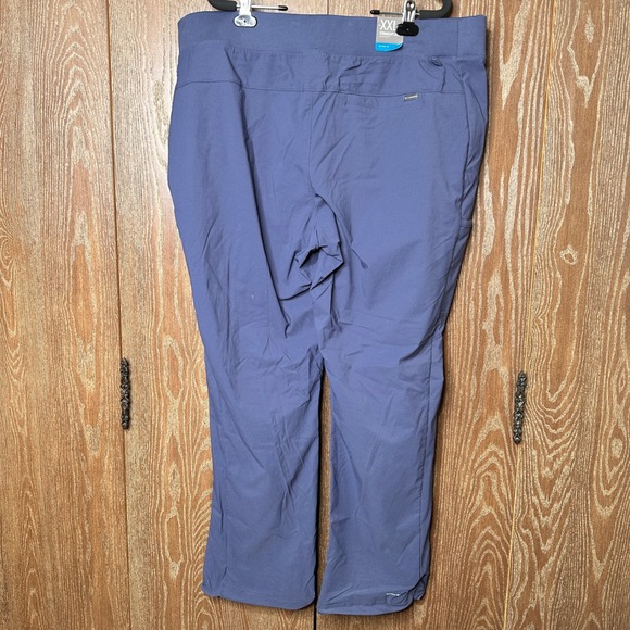 NWT Columbia Leslie Fall Pant Women XXL Regular Nocturnal Blue Omni Shade UPF 50 - Picture 6 of 8